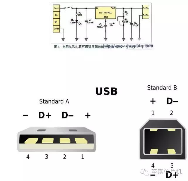 如何设计USB供电口稳压电源电路图？