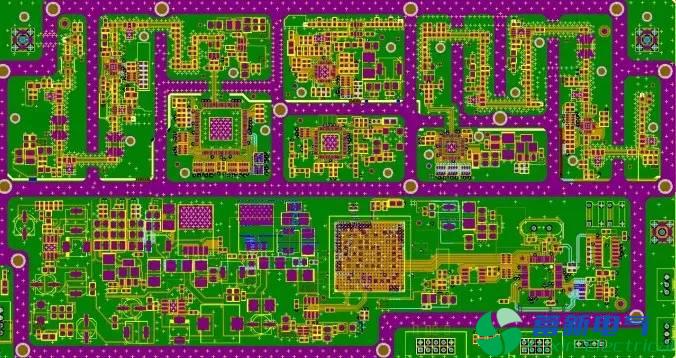 变频电源PCB 隔腔开窗图