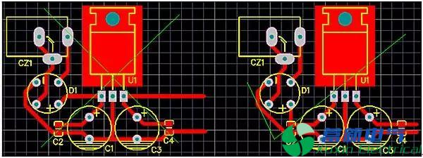 线性直流电源PCB图