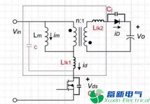 典型直流开关电源MOS电流波形的精确剖析