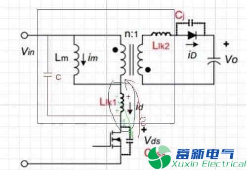 典型直流开关电源MOS电流波形的精确剖析